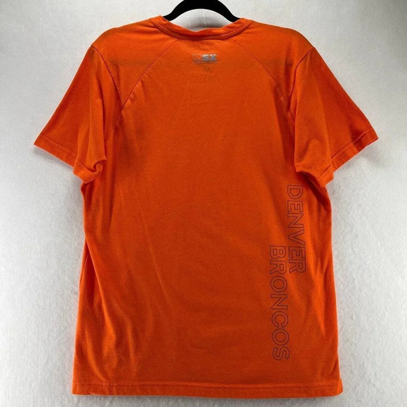 NFL MSX by Michael Strahan T-Shirt Mens Size M Denver Broncos Football Orange - Picture 4 of 11